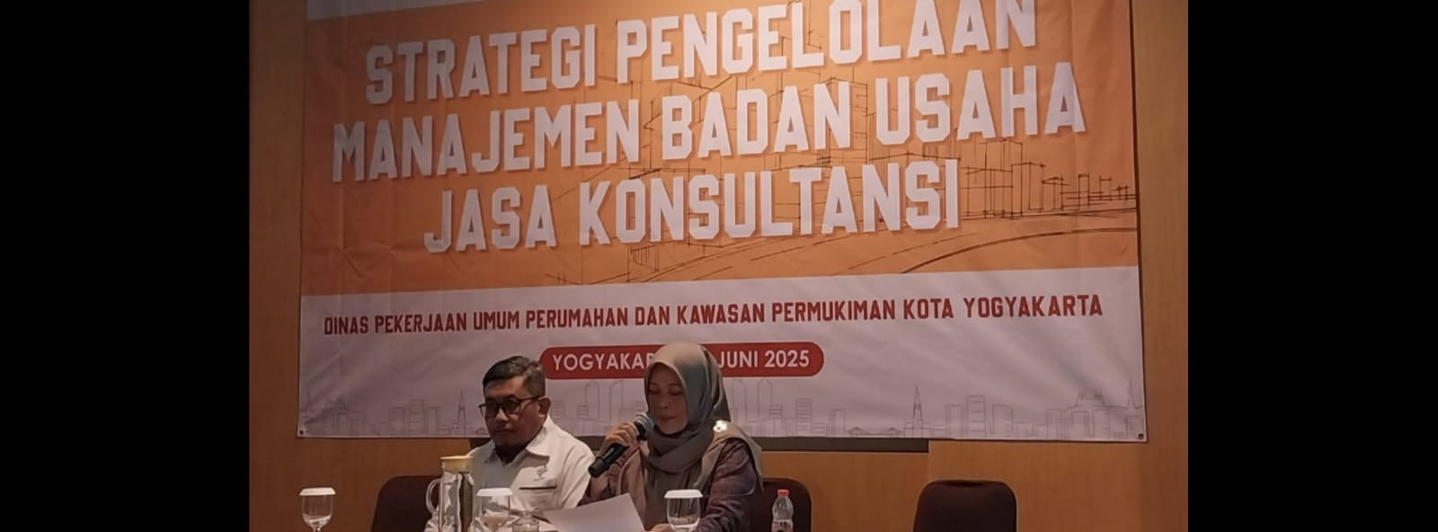 INKINDO DIY kerjasama dengan DPUPKP Kota Jogja menyelenggarakan Pembinaan Jasa Konstruksi BUJK